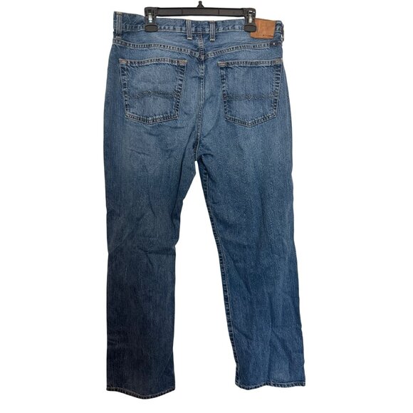 Lucky Brand Mens Denim Straight Jeans 36x32 Medium Wash Cotton Blue - Picture 2 of 5